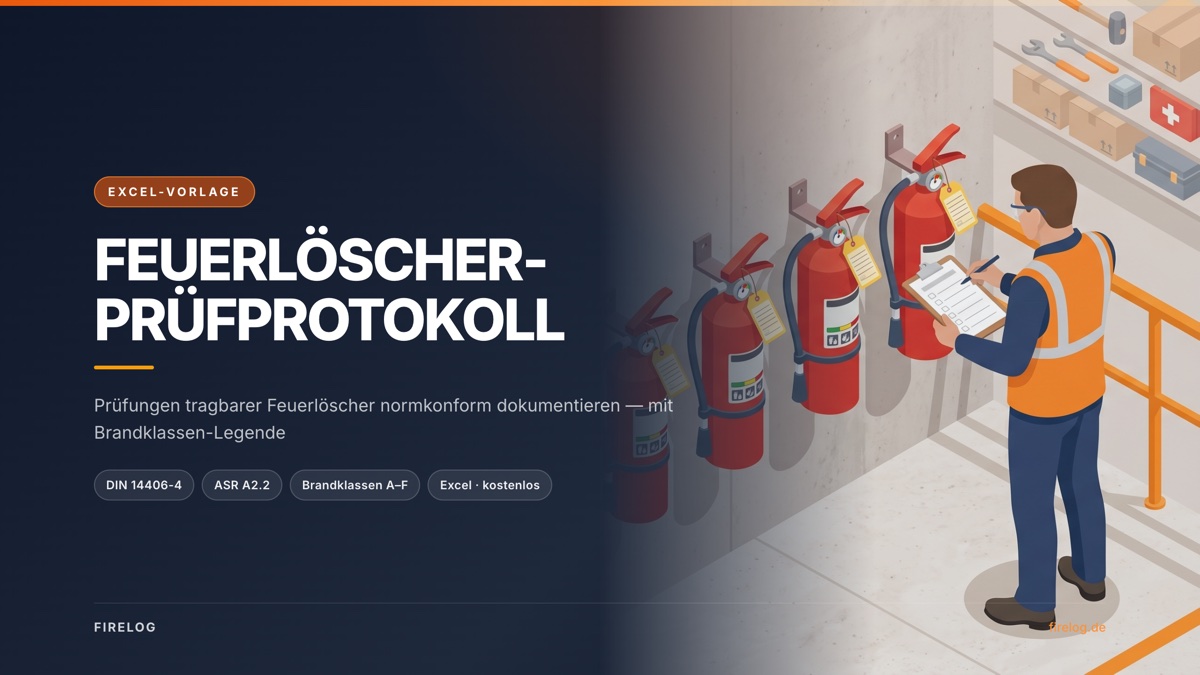 Vorschau: Feuerlöscher-Prüfprotokoll